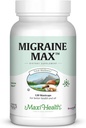Maxi Health Migréna Max Short124; Výkonný Migréna Relief 124; 100% přírodní 124; 120 Easy- To- spolknout kapsle Kosher- Certified