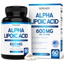 Alpha Lipoic Acid 600mg na servírování 60 kapslí - Možný antioxidant pro neuropatii a kardiovaskulární zdraví (ALA dodatek) - Třetí strana Testováno, Non- GMO, gluten zdarma, Vegan & USA Made