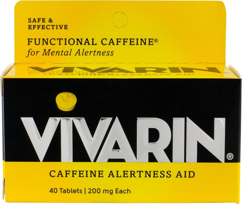 Vivarin Caffeine Alerness Aid, Tablety 40 ea (Balení po 6)