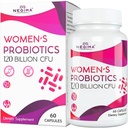 Negima Menopauza Doplňky pro ženy, 120 miliard CFU Probiotika pro ženy, 13- in-1 Byliny & Botanika Komplex, pro Menopauza - 60 Caps