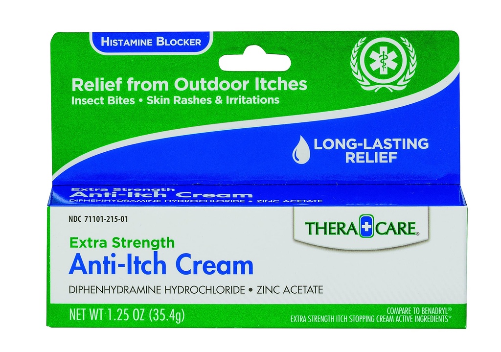 Thera Care Anti- Itch Cream 124; Extra Strength 124; Outdoor Itch Relief 124; 1.25 oz
