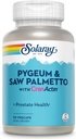 Solaray Pygeum a Saw Palmetto s Cranactin dodatek, 90 Počet