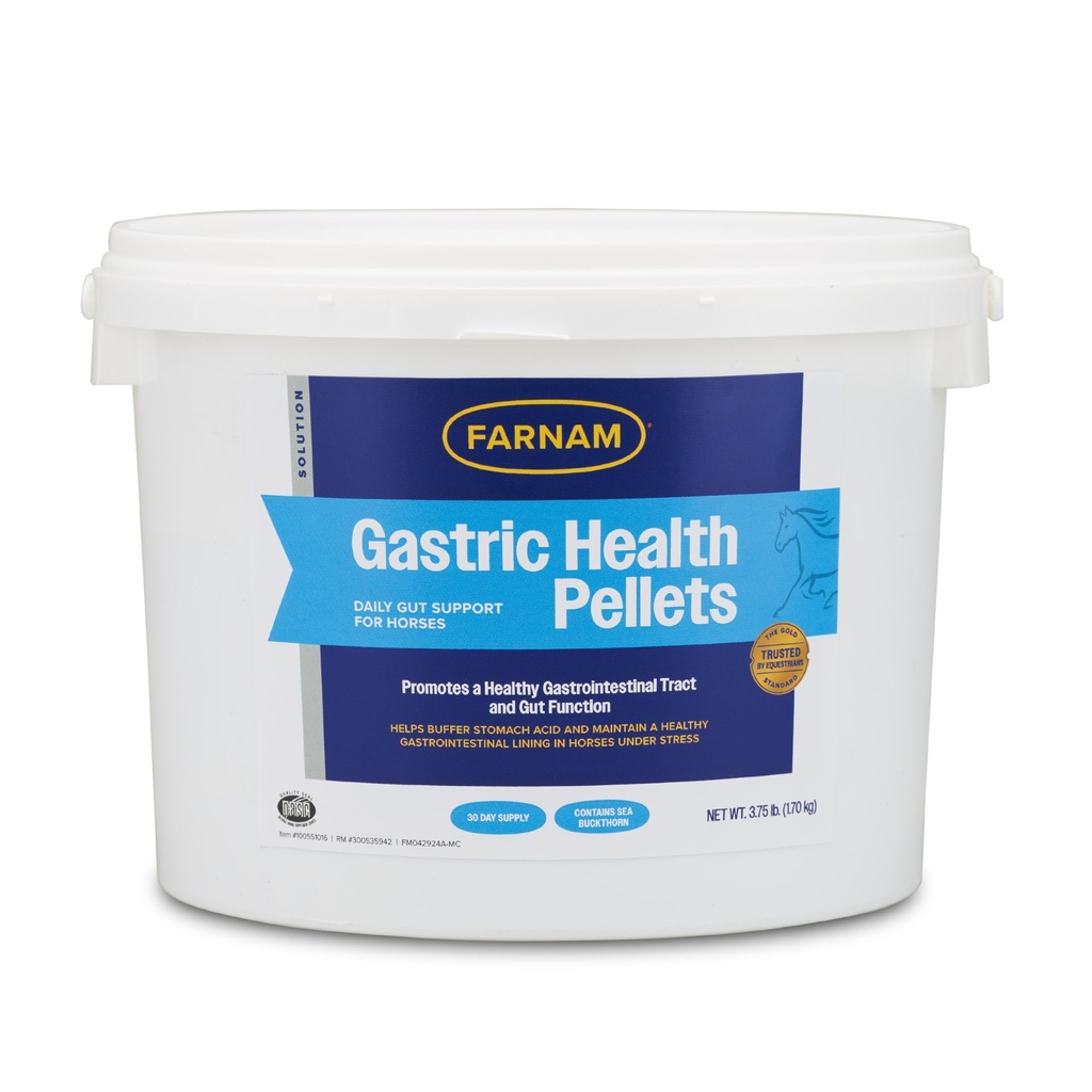 Farnam Gastric Health Pellets, Denní Gut and Digestive Health Supplement for Horses Napomáhá udržet zdravé gastrointestinální trakt a Gut funkce