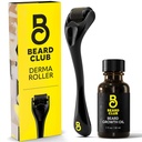 Vousatý klub Derma Roller & Vousatý růstový olej pro obličej, tělo a šupiny Microneedling Roller pro muže a ženy s 540 Titanium Microneedles - Vousatý Roller pro vlasy a vousy