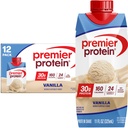 Premier Protein Shake, Vanilla, 30g Protein, 11 fl oz, Pack of 12 (Balení květen Vary)