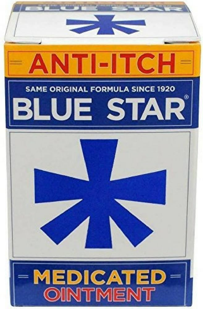 Blue Star Anti- Itch Medicated Ointment 2 oz (balení po 10)