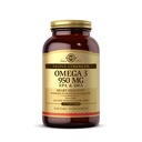 Solgar Triple Strength Omega-3 950 mg, 100 Softgels - Podporuje kardiovaskulární, kloubní a kožní zdraví - Zdravý doplněk srdce - esenciální mastné kyseliny - Non GMO, gluten zdarma, mléčně zdarma - 100 Počet