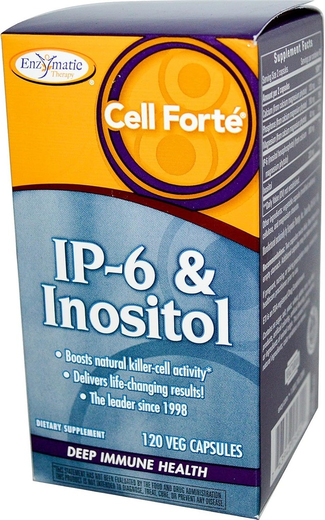 Enzymatická terapie Cell Forte IP- 6 Inositol 120 Veggie Caps
