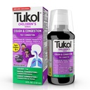 TUKOL Dětské kašel Medicína - Kašel & Congestion Relief, Chestal kašel Suppressant pro děti, Dětské studené a kašel Medicína, Děti Kašel Sirup pro věky 4 + Grape Flavor 4 FL OZ