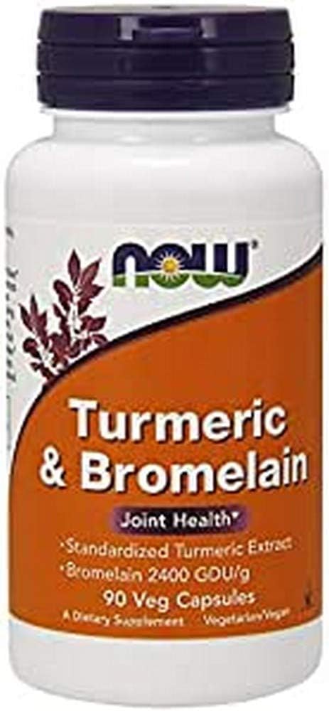 Nyní Turmeric & Bromelain, 90 Vegetariánských kapslí