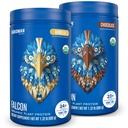 BIRDMAN Falcon Vegan Protein Powder Organic, Stevia & Sugar Free, Plant based, Low Carb, Dairy Free, Keto, Non Whey, Probiotic, Pea Protein Az124; Combo Pack: Vanilla & Chocolate Flavors - 20 Servings Each