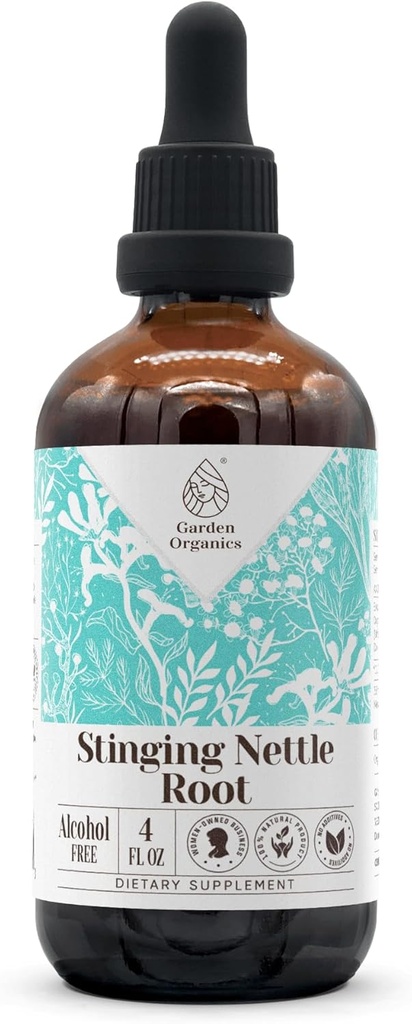 String Nettle Root Alkohol- Free Natural Tincture Extract, Imunity System Booster, Liquid Drops Made from 100% (4 fl oz)