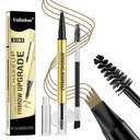 2 v 1 Long- Lasting Oční obočí Tužka a Brow Up- Grade Gel, Light Brown a Brown Shades (3 # Dark Brown)