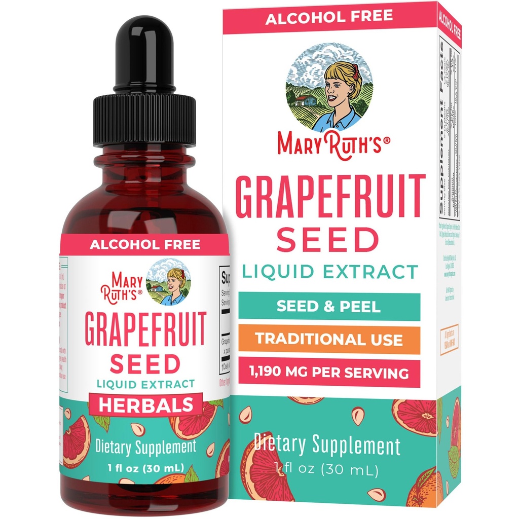 MaryRuth Organics Grapefruit Seed Extract Grapefruit Seed Oil Drops 124; Peel & Seed Drops 124; Bylinné tinktury Liquid Drops 124; Cukr zdarma 124; Vegan Crops 124; Non- GMO D124; Gluten Free Crops 124; Neochucené 124; 30 Doručování 124; 1 Fl Oz