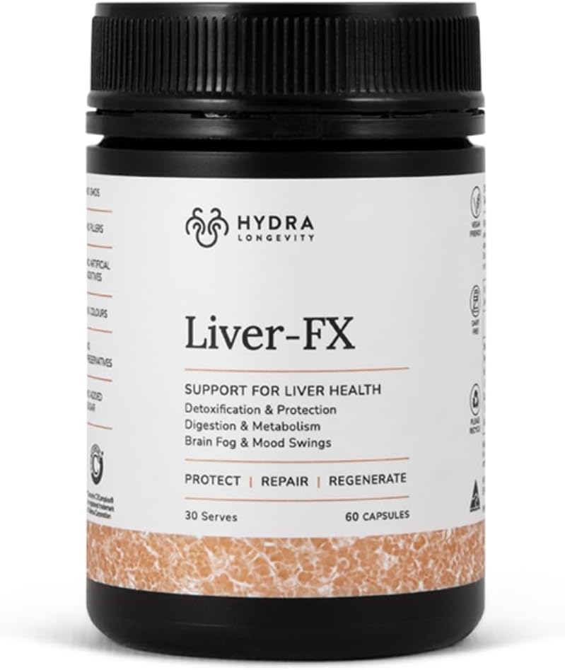 Doplněk pro podporu jater FX s mléčným bodlákem, kořen pampelišky, jaterní čistící a detoxikační vzorec, Non- GMO, Vegan, 60 Kapsle (30 Služby)