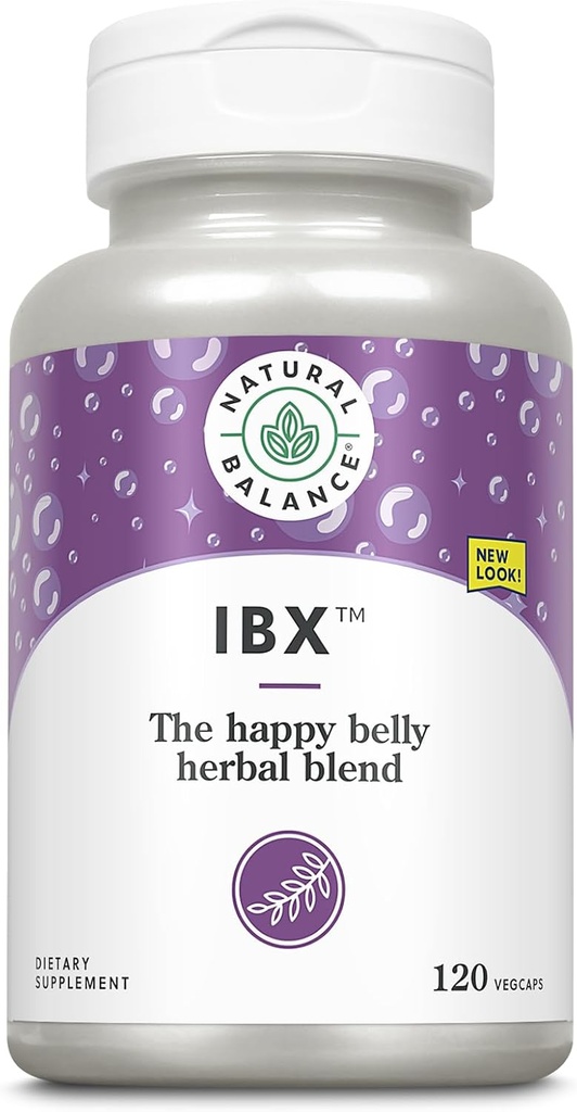 Přírodní rovnováha IBX Soothing Bowel Formule 124; Podporuje stravovací zdraví 124; 120 Veggie Caps