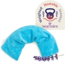 Teplo Hot-Pak, Microwavable Neck Wrap - Topení a chlazení Plush Pad pro uklidnění relaxace - Vážené a vyhřívané Neck Warmer s Scénovaným levandulí - Mikrovlnné Teplo Pad pro Aches & Pain - modrá