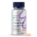 Foster & Thrive Fexofenadine HCl Non Drowsy Alergics Relief for Hay Fever, Pollen, Itchy Eyes, and Sezónní alergie, Efektivní podpora pro děti a dospělé, 180 mg, 100 tablet