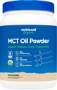 Nutricost Organic MCT Oil Powder 1 LB - Certified USDA Organic, Great for Keto, Ketosis and Ketogenic Diets - Nulové čisté sacharidy (Triglycerid středního řetězce)