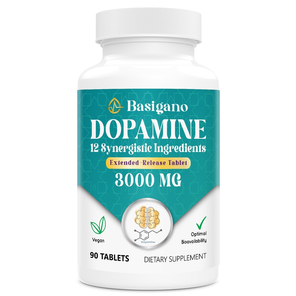 Přírodní Dopamin dodatek - 90 Tablety (Balení po 1)