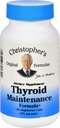 Christopherova údržba štítné žlázy - 485 mg - 100 Vegetariánských tobolek