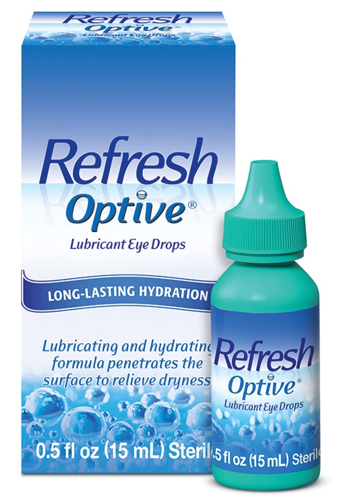 Obnovit volitelné lubrikované oční kapky, 0.5 Fl Oz sterilní