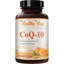Koenzym Q10 200mg CoQ10 dodatek - jednou denně CoQ10 200mg Práškové kapsle pro srdeční zdraví, Antioxidant & Energy Support - Non- GMO, Quick Absorpce Ubiquinon Q10 Koenzym (Single)