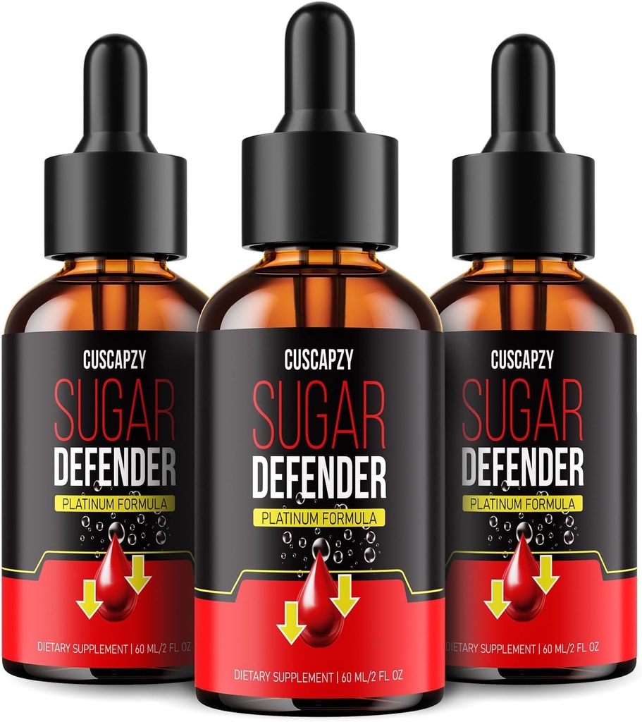 Není nutné předepisovat, Sugar Defender Kapky, Sugar Defender Liquid, Platinum Formule, Balení po 3