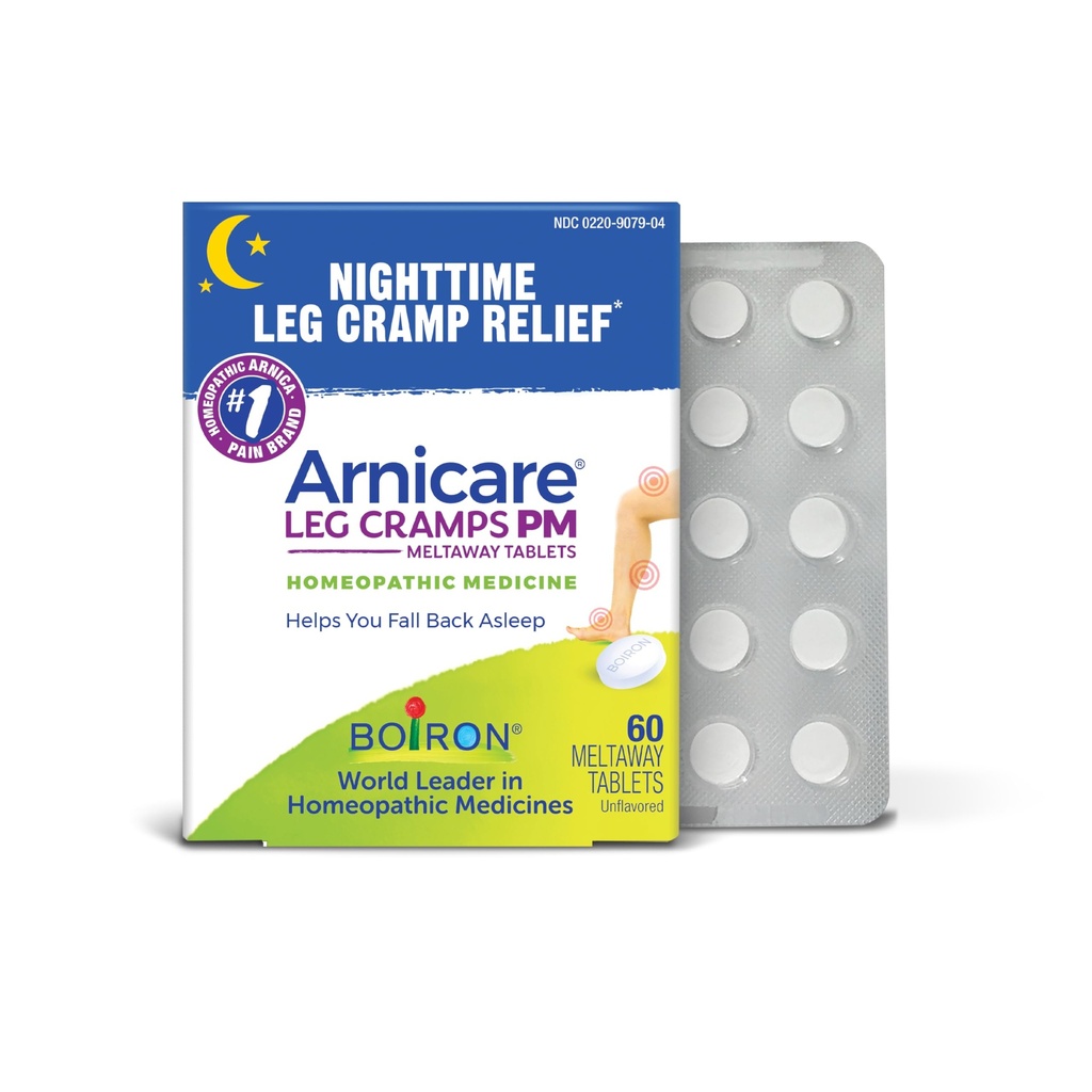 Boiron Arnicare nohy křeče PM pro noční úlevu od křeče a ztuhlost v nohách nebo kalhotách - 60 tablet