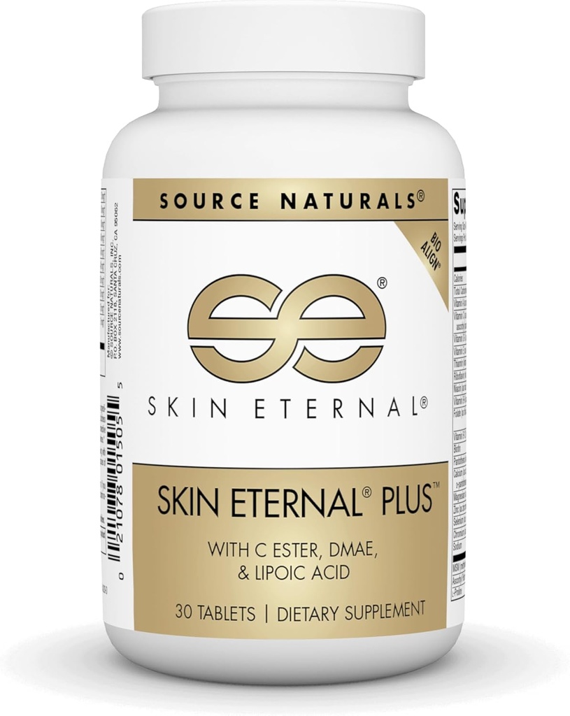 Zdroj Naturals Skin Eternal Plus, s C Ester, DMAE, a kyselina lipoová - 30 tablet