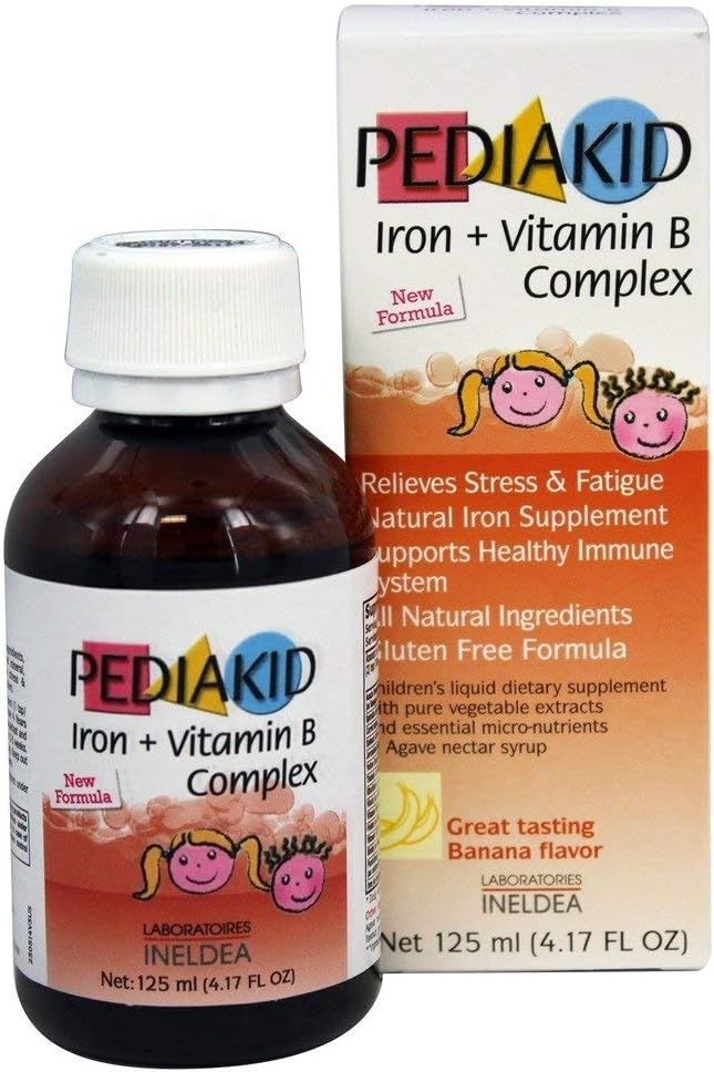 Železo + vitamín B Komplex Všechny nové Formule Přírodní vitamíny & Minerální doplněk pomoci dětem s únavou, únavou a křehkými podmínkami