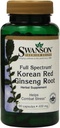 Swanson Premium Full- Spectrum Korean Red Ginseng Root 400 mg 90 Caps - balení po dvou