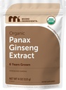Mikro ingredience Maximální síla Organic Korean Ginseng Root 200: 1 prášek, 4 Ounce, Red Panax Ginseng Powder, Aktivní Ginsenosids, Vegan Friendly