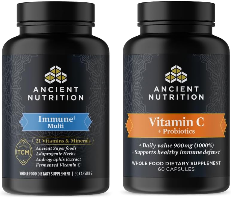 Antická výživa Multi imunitní kapsle, 90 Počet + Vitamin C + Probiotika Kapsle, 60 Počet