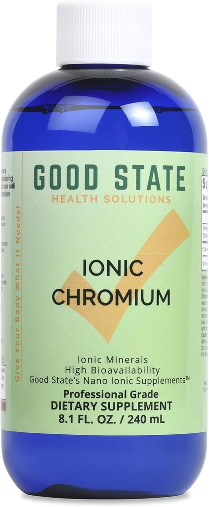 Dobrý stav tekutý iontový chrom (96 porcí na 600 mcg - 8 fl oz)