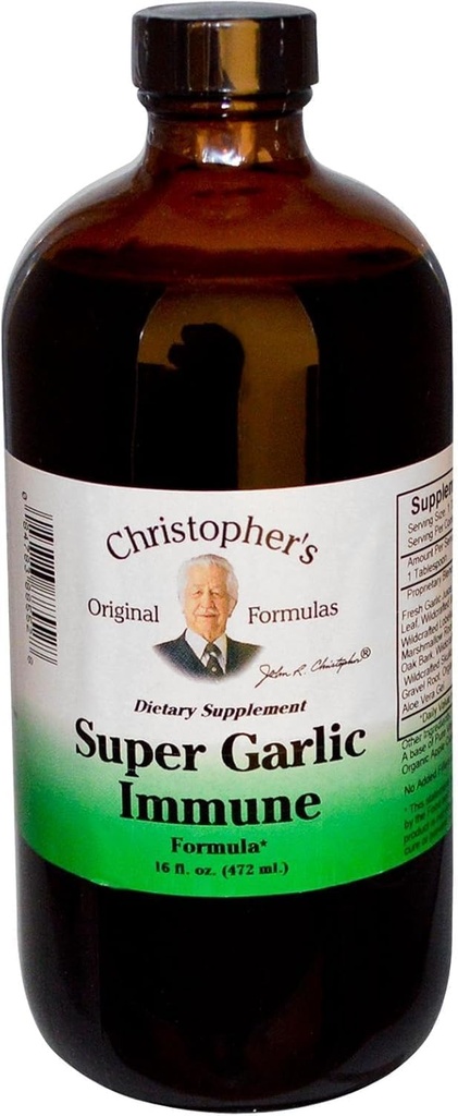 Super česnekový imunitní sirup Dr. Christophera 16 oz
