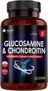 Glukosamin a Chondroitin vysoká síla - s MSM (365 tablet) Extra Absorbency obohacené vitamínem C, Glucosamin sulfát Chondroitin sulfát gluten- free, GMP, 365 Doplňkové potravinové tablety