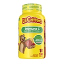 L 'il Critters Kids Imunity C Gummy dodatek s vitaminem C, zinku a vitamínu D3 pro imunitní podporu, 190 ct (95-190 denní dodávka), 4 lahodné příchutě z americké číslo jedna Gummy Vitamin Brand