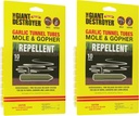 Česnek Tunel Tubes pro Moles & Gophers (20 Tubes)