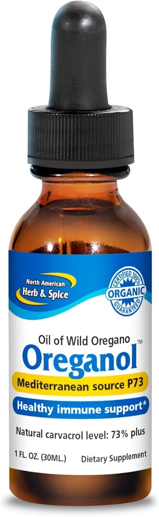 SEVERNÍ AMERICAN HERB & SPICE Oreganol - 1 fl oz, balení po 2 - nezpracovaný, divoký, organický oregano olej - Středozemní zdroj P73 - Non- GMO - 864 Celkem Služební cesty