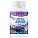 NeuropAWAY Nerve Podpora PM, s R- Alpha Lipoic Acid pomoci poskytnout Nerve Relief v jako Little as 5 Days, Acetyl- L- Carnitin, Theanin, Melatonin, a methylkobalamin, 60 Kapsle
