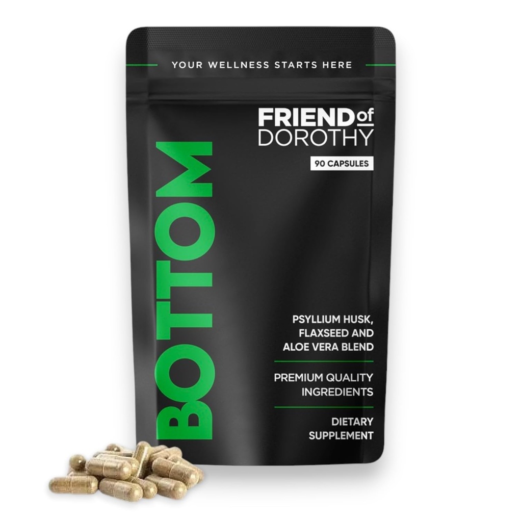 Dolní Fiber dodatek pro Efforless Prep Time - Pomáhá podporovat stravitelné Regularity - Psylium Husk based - pro muže, kteří spodní, 90 Kapsle