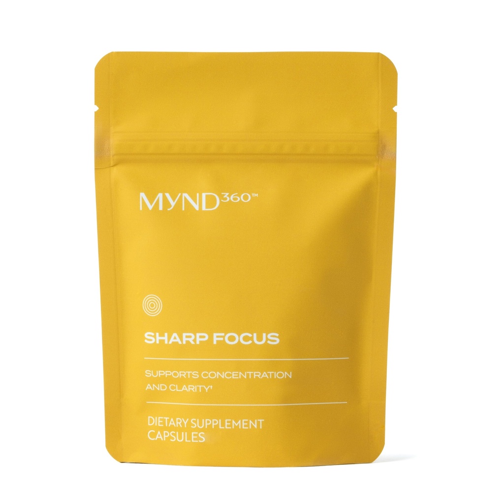 Nu Skin MYND360 Sharp Focus CLAS124; 60 Kapsle CLAS124; Vitamin B12 & Vitamin B6 pro paměť, Focus, a Clarity CLAS124; Kofein Infused Brain Health Supplement CLAS124; Bezpečné Denní vitamin B podpora pro posílené koncentrace