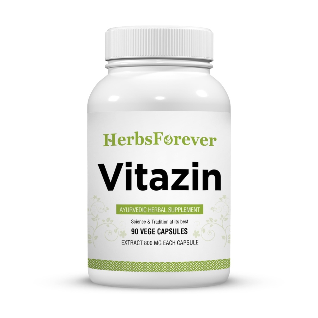 Herbsforever Vitazin Kapsle Ayurvedic Bylinný dodatek Podporuje energie a výkon poskytuje fyzickou a duševní sílu 90 Vege Kapsle 800 Mg Každý