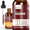 Aktivní jód - Nascentní jódové kapky - Liquid Delivery for Better Absorption - Podporuje zdravou energii, vitalitu a hladinu jódu