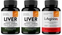 Přípravek Sandhu 's Equity Reew Cleanse & L- Arginin s prekurzorem oxidu dusnatého Kapsle 124; podporuje imunitní, stravitelné zdraví, energii a zdravý oběh