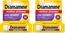 Dramamin Celý den méně vlhké Motion Nemoc Relief 124; 8 Tablety Zahrnuto (Balení po 2)