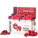 Skratch Labs Energy Chews CLANE124; Gummies for running, Cycling, and Sports Performance CLANE124; Gel Alternative CLANE124; Raspberry (10 Pack) CLANE124; Gluten Free, Vegan