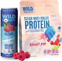 WILD SOCIETY Clear Izolát + Energy Drink Super Combo - Rocket Pop Clear Syrovátka + modrá Razz Energy Drink