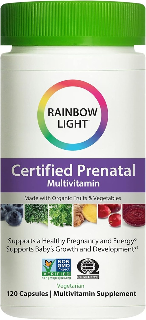 Rainbow Light Prenatal Multivitamin, Imunitní podpora, 120 Kapsle (Balíček květen Vary)